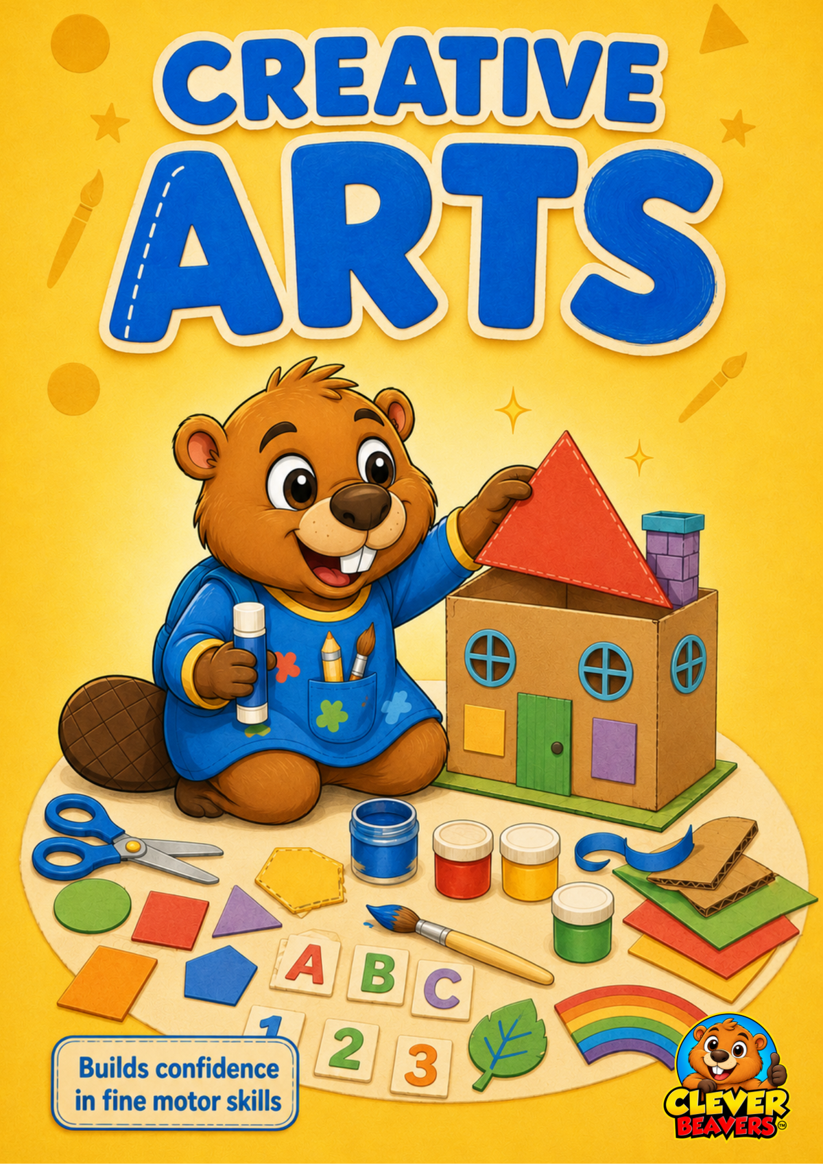 Creative Arts | Preschool Art & Craft Workbook with Fine Motor Activities