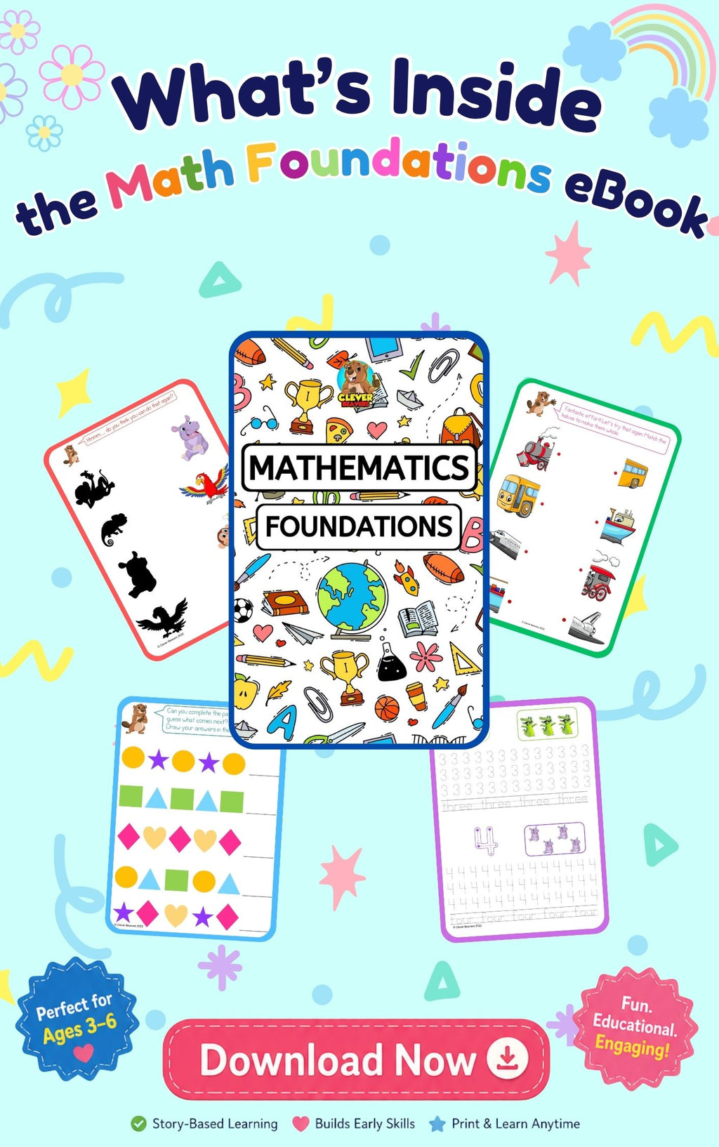 Mathematics Foundations | Preschool Maths Workbook & Early Numeracy Activities
