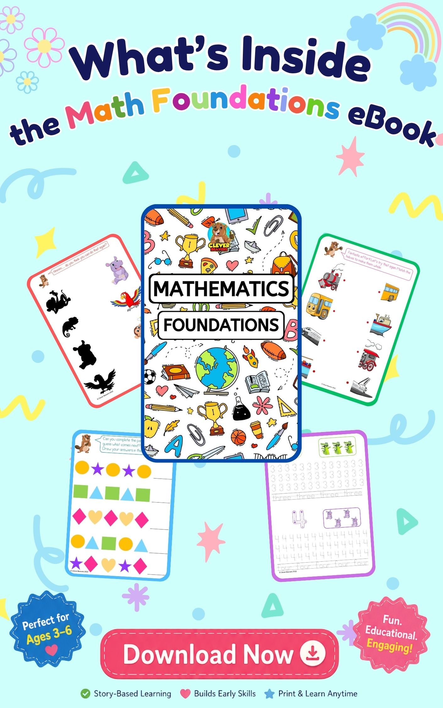 Mathematics Foundations | Preschool Maths Workbook & Early Numeracy Activities
