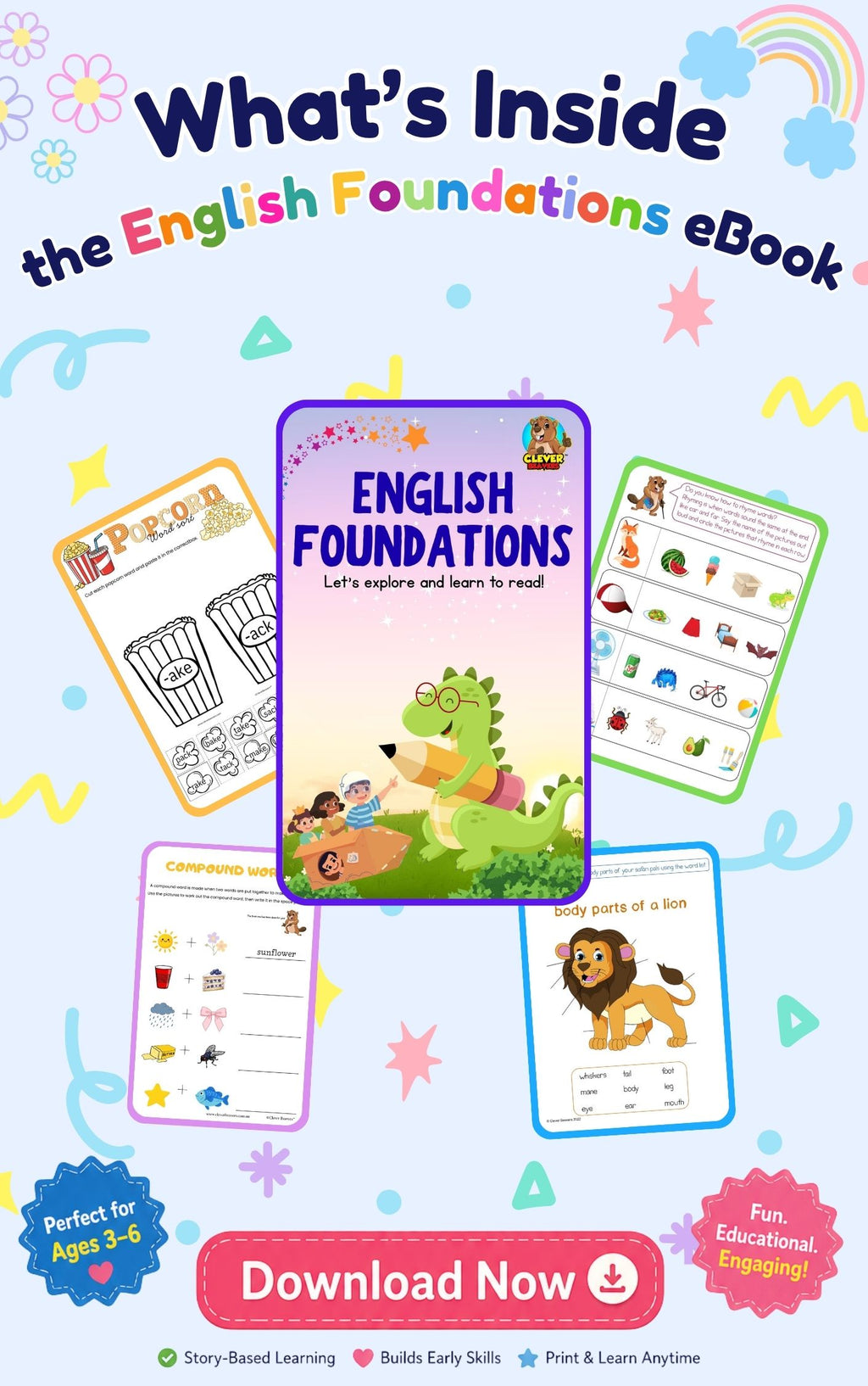 English Foundations | Preschool English & Early Literacy Workbook